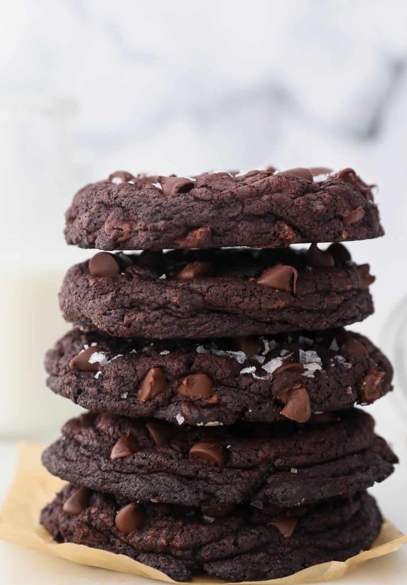 Dark Chocolate Chip Cookies